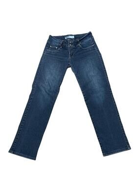 Y2K Alberto VO5 Jeans Denim Blue Womens 12 Straight leg Colombiandenim vintage